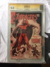 Avengers #57 - CGC 4.0 SS - Roy Thomas - 1st Vision - 2nd Ultron - 1968