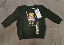 Polo By Ralph Lauren Age 9 Months Polo Bear Cotton Sweatshirt NWT