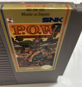 SNK P.O.W.: Prisoners of War Nintendo NES NTSC-U/C Authentic and Tested