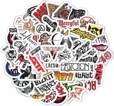 BulbaCraft 100Pcs Classic Rock Stickers, and Roll Multi