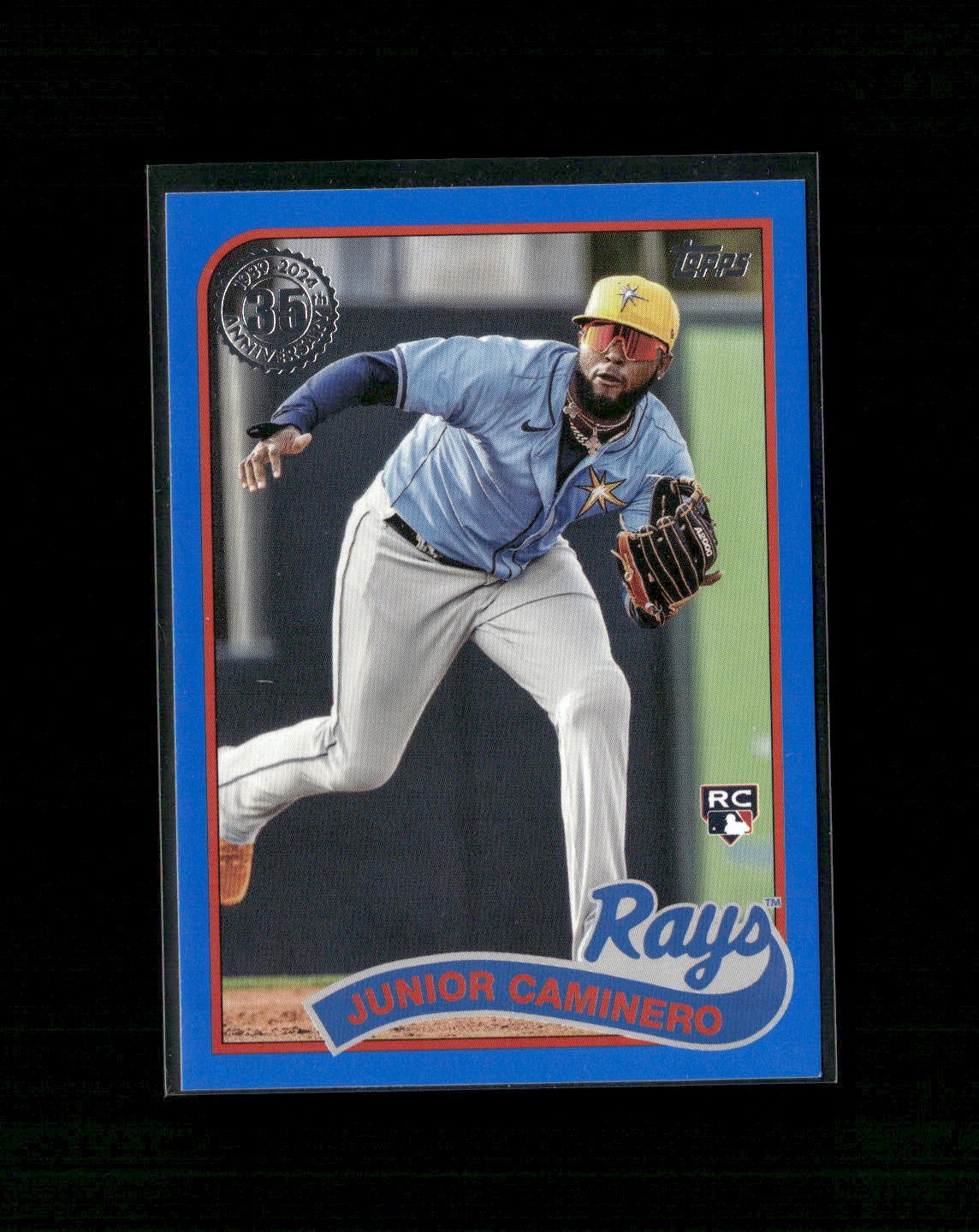 2024 Topps Update #89US-16 Junior Caminero 1989 Blue RC A10