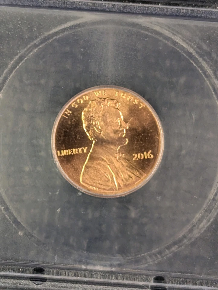 2016 P MS 68 RD Lincoln SHIELD Cent 1c - ICG - Rare Coin w/ Vibrant Color - Image 3 of 4