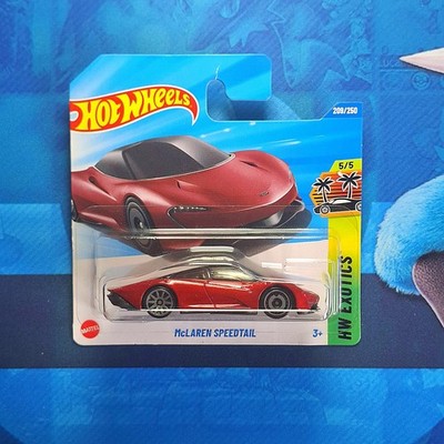 Hot Wheels, McLaren Speedtail, 2025 Mainline 209/250, Exotics 5/5, rot, neu
