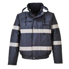 Portwest Iona Lite Waterproof Bomber Work Jacket Navy