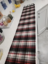  BEAUTIFUL COSHMINK,  PLAID  WOMANS SCARF MADE IN GERMANY. 100% ACRYLIC  SO SOFT