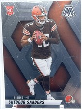 2025 Panini Mosaic Shedeur Sanders Base RC Rookie Card Browns #302