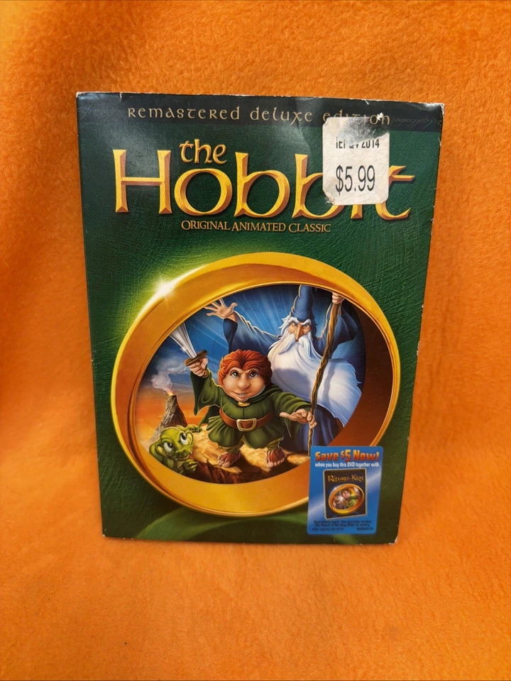 The Hobbit (DVD, 1977) Original Animated Classic Remastered Slipcover New 🔥🔥 - Image 2 of 4