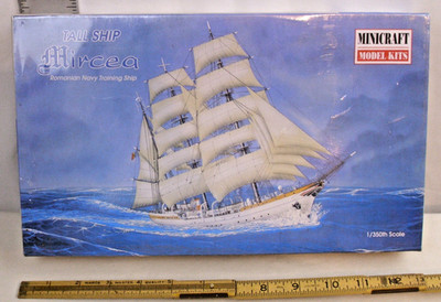 MINICRAFT TALL SAILING MIRCEA ROMANIAN SHIP MODEL MODEL KIT 1:350 BOXED 11308