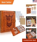 Luxury Leather D&D Spell Card Organizer: Instant Access & Dry-Erase Friendly