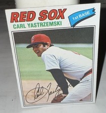 1977 Topps #480 Carl Yastrzemski - Boston Red Sox NM