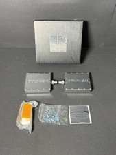 BMX oldschool Tioga Monoblock Pedale 9/16" Chrom Neu mit Sticker Pins Box pedals