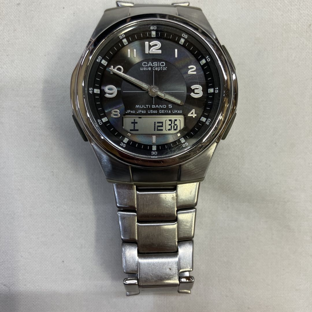 Ana-Digi Digital-Analog Wave Vintage Watch Wva-M480 Quartz Ceptor 3565 Casio Men - vintagewatches.pk