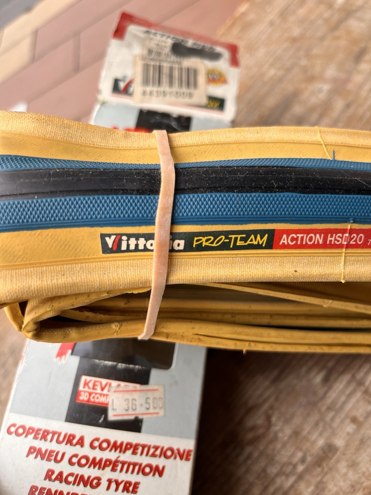 Copertone Tyre Bici Da Corsa Vittoria Dual Compound 700x20 Vintage Nos Bdc