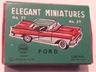 VINTAGE MARX LINE MAR TOY ELEGANT MINIATURE FORD #37 IN MATCH BOX MINT W/BOX