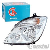 Alkar H7/H7/H7 Scheinwerfer +LWR-MOTOR Links Passend FüR MERCEDES-BENZ Sprinter