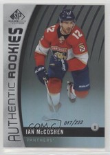 2017-18 SP Game Used Authentic Rookies Rainbow 17/222 Ian McCoshen #158 0c2