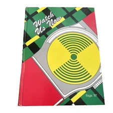 SAGA 1987 Spring Valley High School Yearbook Columbia SC Vol 17 Watch Us Now