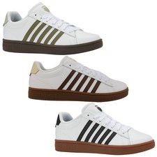 K-Swiss Men Trainers Court Tiebreak II Shoes 2026 Classic Leather Casual Sneaker