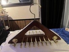 Closet Tie Rack with 32 Spaces  4 Belt Hooks