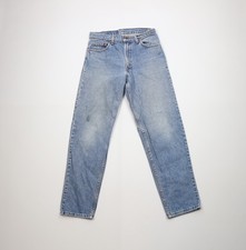 Vintage 80s Levis 550xx Mens 31x30 Distressed Relaxed Tapered Leg Jeans USA