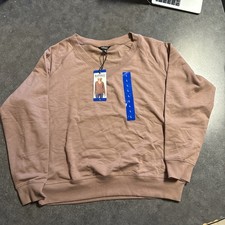 Buffalo David Bitton Women  s Crewneck French Terry Sweatshirt L   Old Rose