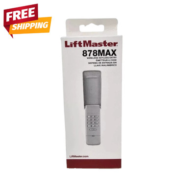 LiftMaster 878MAX Garage Door Keypad Wireless and Keyless Entry System