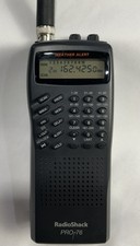 RadioShack PRO-76 200-Channel Handheld Scanner w/Manual Tested/Works Excellent 
