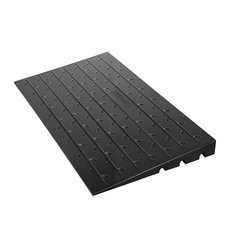 VEVOR Rubber Kerb Ramp Rubber Threshold Ramp 75mmH 1t Load Wheelchair Access