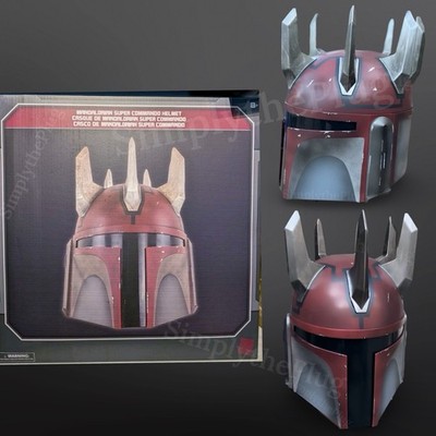 Disney Parks Mandalorian Super Commando Helmet Galactic Archives Galaxy s Edge