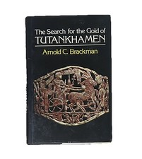 Search for the Gold of Tutankhamen, Brackman 1978 HB 1st History Egypt FREE PP