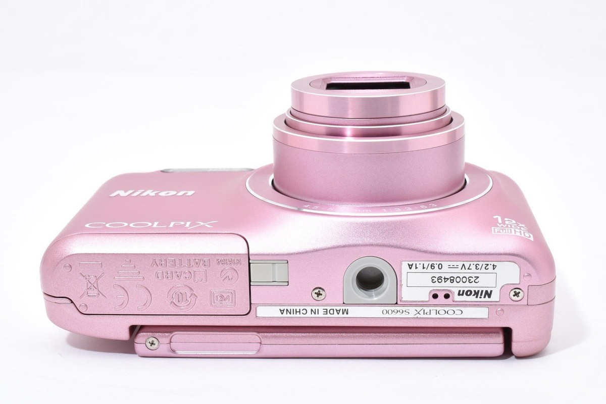 Nikon COOLPIX S6600 Compact Digital Camera Pink | eBay