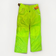 Champion Boys Snow Pants XL 16-18 Adjustable Waist Reinforced Knees Flight Neon