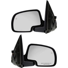 Mirror Set For 99-06 Chevrolet Silverado 1500 Power Primed Manual Folding Heated Mirror Set For 99-06 Chevrolet Silverado 1500 Power Primed Manual Folding Heated