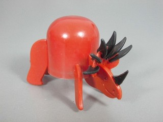 CAPSULA: Tempo dei Sauri D 1986 Styracosaurus marrone/nero