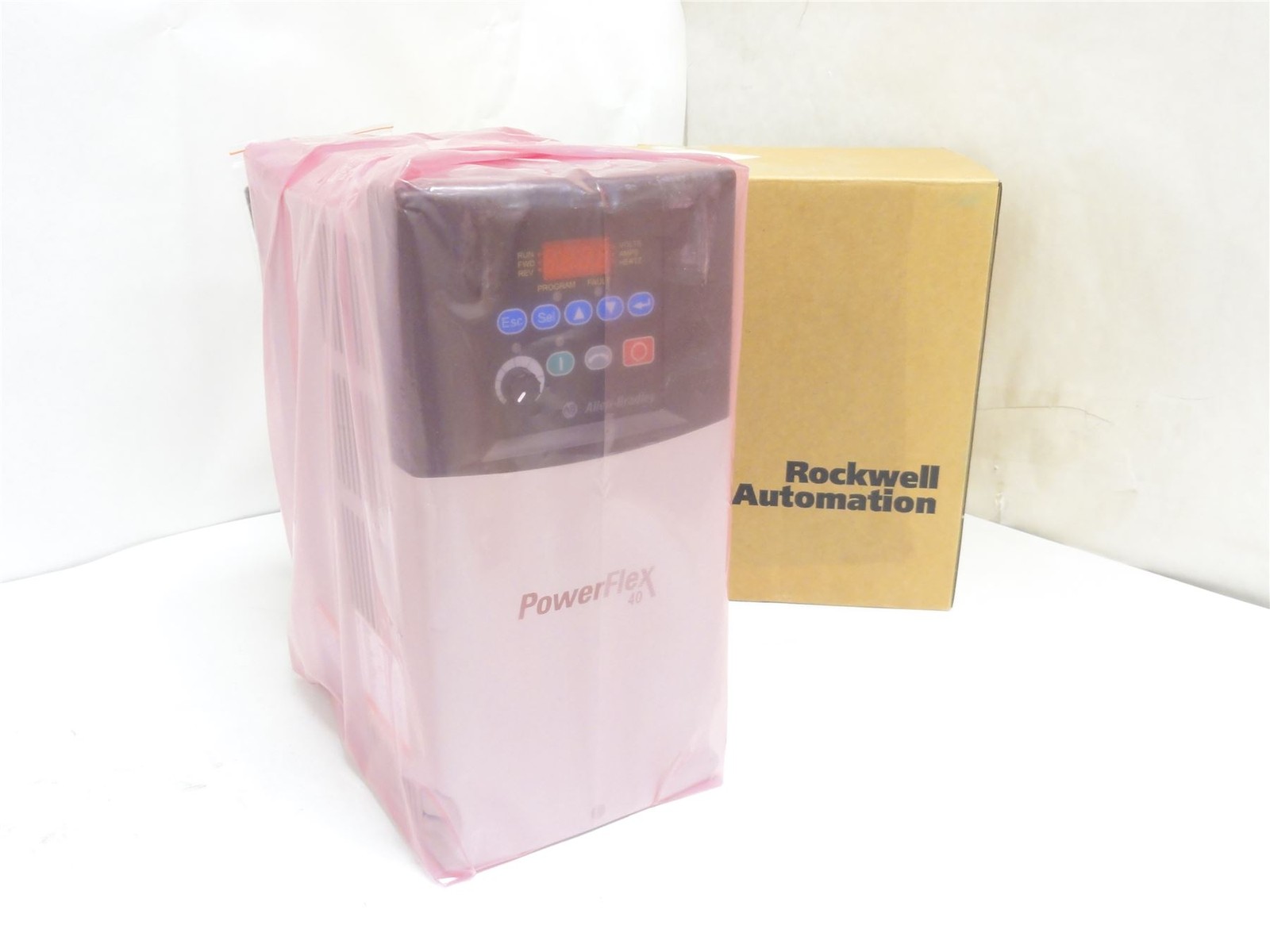 252854 New In Box; Allen-Bradley 22B-D017N104 AC Drive; 10HP; 480VAC; 3-Phase