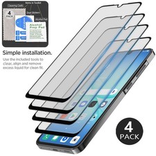 4X/8X Clear For Samsung Galaxy A17 Case Friendly Tempered Glass Screen Protector