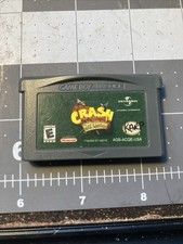 Crash Bandicoot The Huge Adventure Nintendo Game Boy Advance 2002 Cartridge