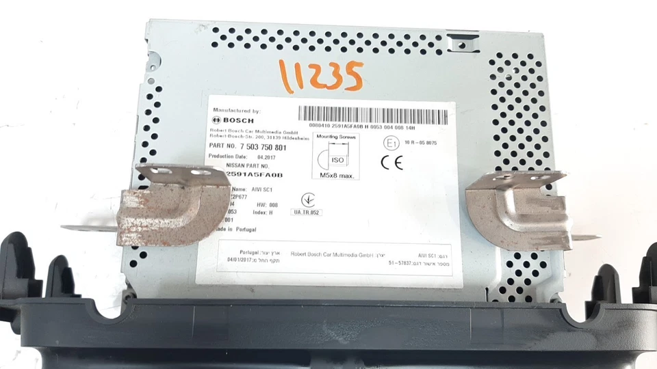 259155FA1B SISTEMA AUDIO / RADIO CD / 1240469 PARA NISSAN MICRA V K14 1.0 12V - Imagen 2 de 4