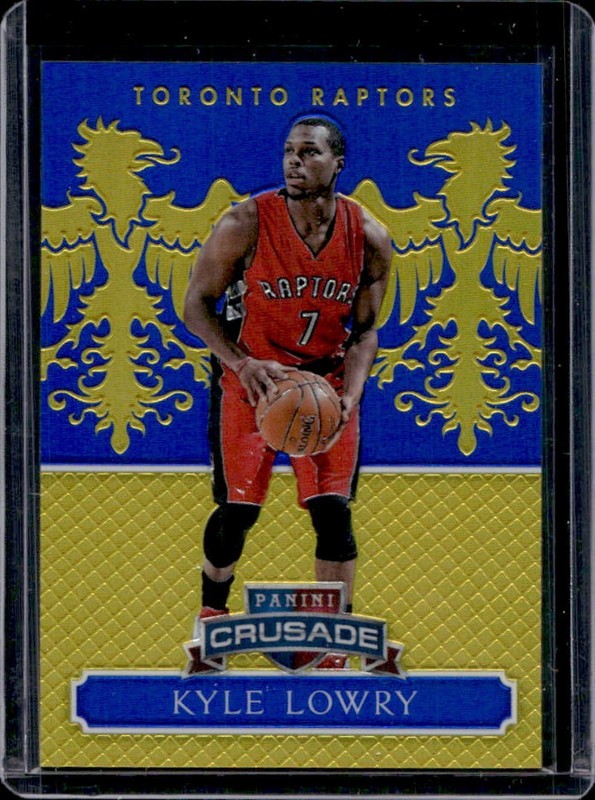 2014-15 Panini Excalibur Kyle Lowry Crusade Blue #/149 Raptors