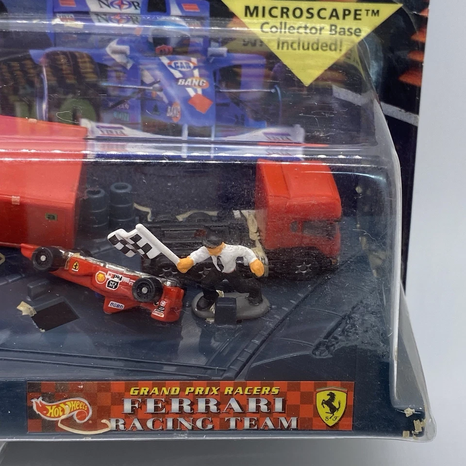 Hot Wheels 1999 Planet Micro Grand Prix Racers Ferrari Racing Team Sealed Read - Image 4 of 4