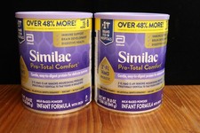 Lot of 2 Cans Similac Purple Pro-Total Comfort Infant Powder 29.8 Oz Exp 08/2027