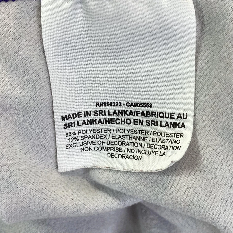 Nike Pro Dri-FIT 1/2 Zip Pullover Womens Medium Geometric Print Long Sleeve Top - Image 3 of 4