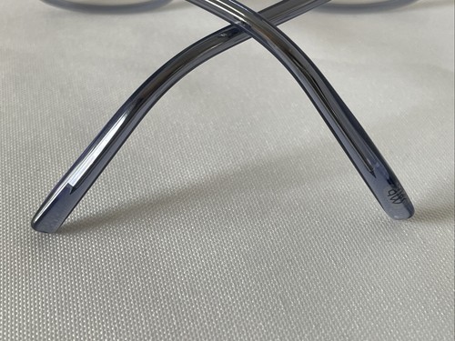 Warby Parker Eyeglasses Weathers M 318 52-16-145 Blue Crystal Rectangle Frames - Picture 6 of 7