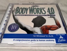 BodyWorks 4.0 CD-ROM Human Anatomy Guide SoftKey 1996 for Windows 95 Sealed