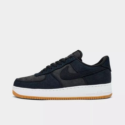 Men's Nike Air Force 1 '07 LV8 SE Canvas Black/Dark Smoke Grey/Gum Size 8-13