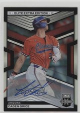 2023 Panini Elite Extra Edition Signatures Caden Grice #128 Auto 1l2z
