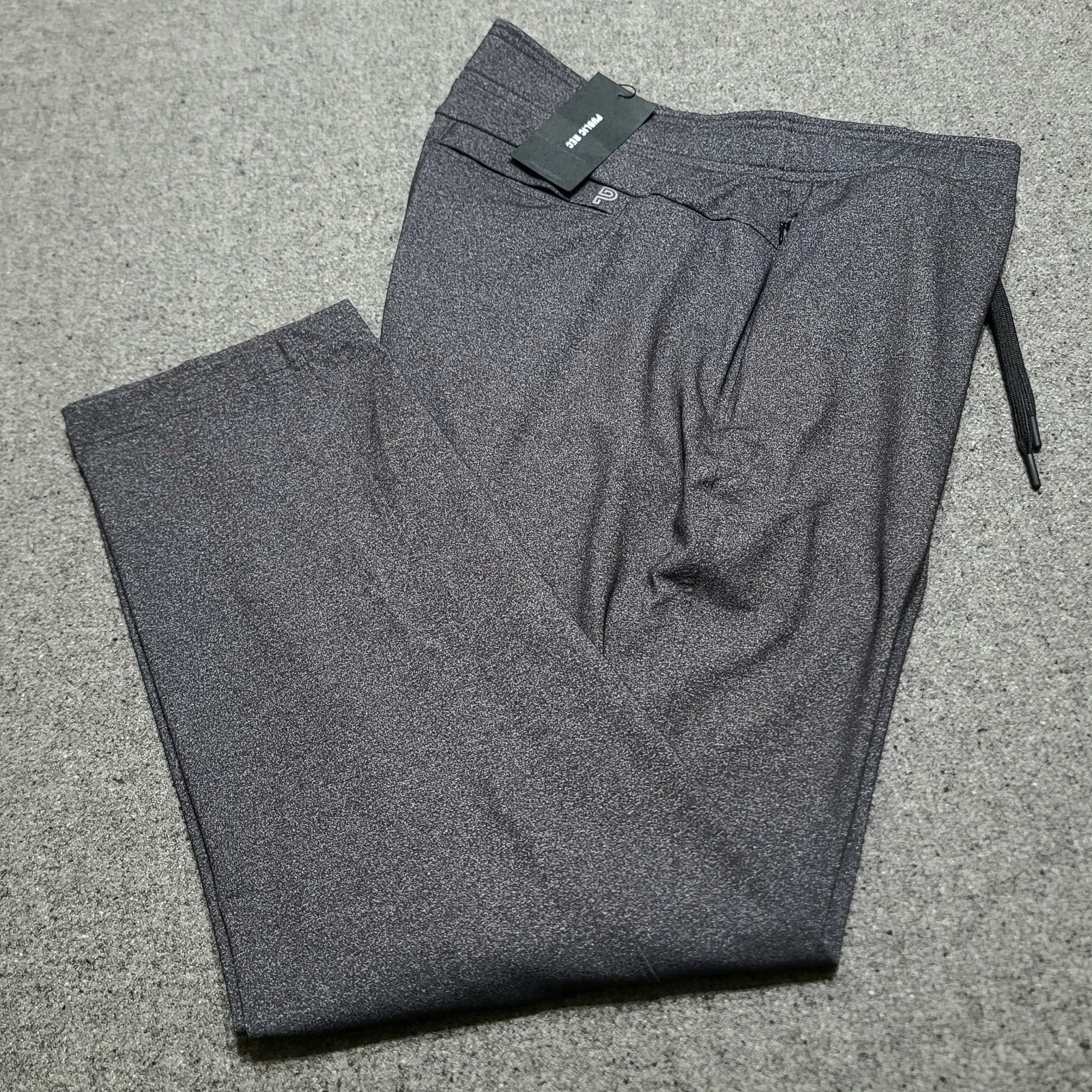 Public Rec Pants Men 38x32 Charcoal Gamechanger Rec Sweats Lounge Comfort Golf