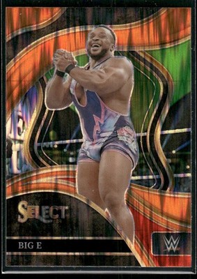 2024 Select WWE Big E #288 Orange Flash Prizm - Ringside