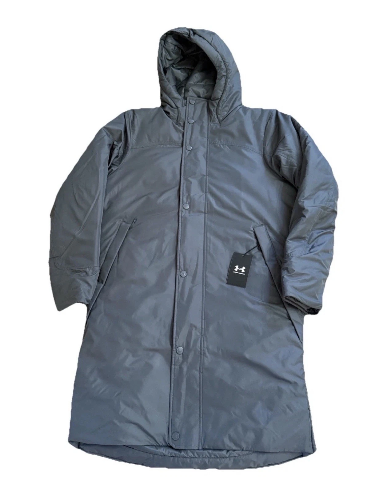 *New* Men 2XL Under Armour UA Storm Insulated Bench Jacket Coat Gray 1380869-012