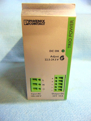 PHOENIX CONTACT TRIO POWER M/N: TRIO-PS/1AC/24DC/10 50/60Hz 100-240 VOLTS